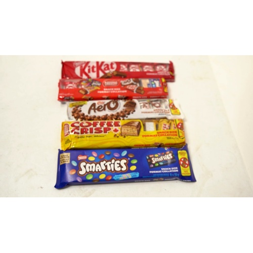 Assorted Snack Size Chocolate Bars 8pk. Nestle