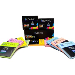Sticky Notes 3 x 3" 82 Sheets Premium Assorted Colours Ikonnit"