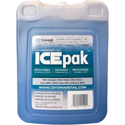 Ice Pak Extra Large 8 x 10.5" x 2" Reusable Cryopak"