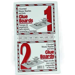 Scented Glue Board Trap 2pk. For Mouse, Roaches & Ants