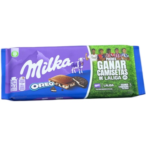 Milka Oreo Chocolate Bar 100g.