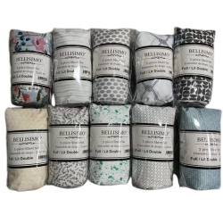 Sheet Set Solid 3PC Economy / Printed Full / Double