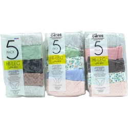 Ladies Hi-Leg Underwear 5pk. 2XL Max Cares