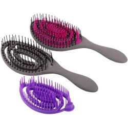 Hair Brush Detangling Self Cleaning Bodico