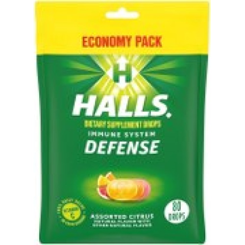 Halls Defense Assorted Citrus 80pk.