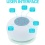 Wireless Shower Speaker White Giraffe Aduro Aqua Sound