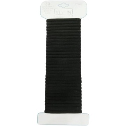 Hair Elastics 40Pk Black Stlyin