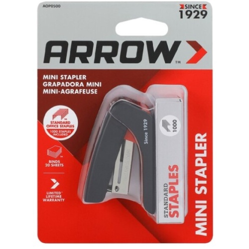 Mini Stapler w/ 1,000 Staples Arrow