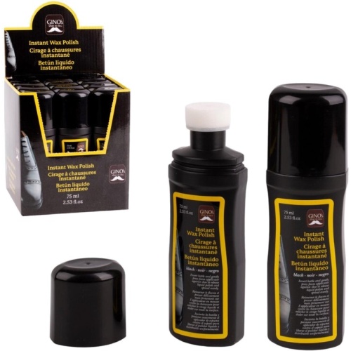 Shoe Polish Wax Black 40g Gino's