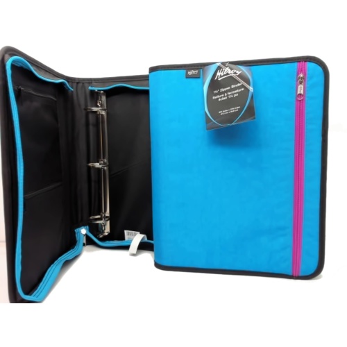 Zipper Binder 1.5 Assorted Hilroy - each sold individually