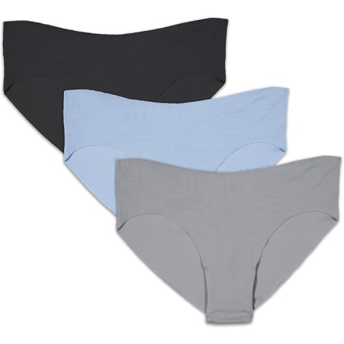 No Show Invisible 3pk. 2XL Cotton Stretch Cheekies Fruit Of The Loom