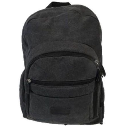 Backpack 16 Tundra Dark Grey Canvas w/Multiple Pockets Gino Ferarri