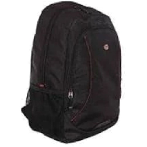 Laptop Backpack 16 Eros Black w/Mesh Bottle Holders Gino Ferrari