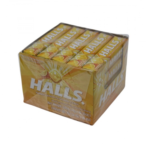 Halls Stick 20x34g Honey Lemon - Each Sold Individually