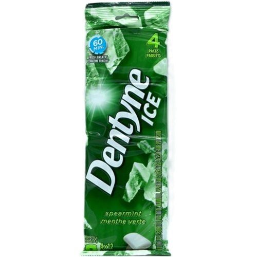Dentyne Ice Spearmint Gum 4pks. x 12pcs. (or $0.99/pack)