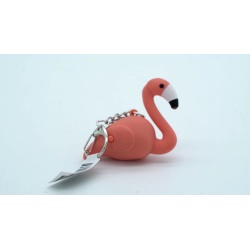 Flamingo Keychain w/Light & Sound