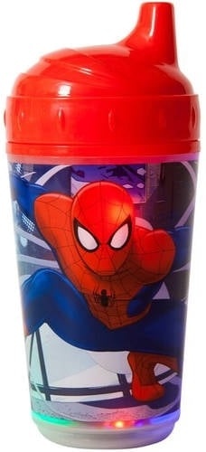 Light Up Sipper Cup Red Spiderman 10oz. (or 2/$9.99)