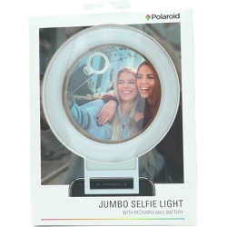 Jumbo Selfie Light w/Rechargeable Battery 3 Brightness Levels Polaroid