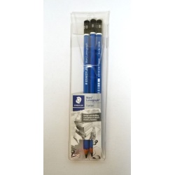 Drafting Pencils 6B 3Pk Staedtler Mars