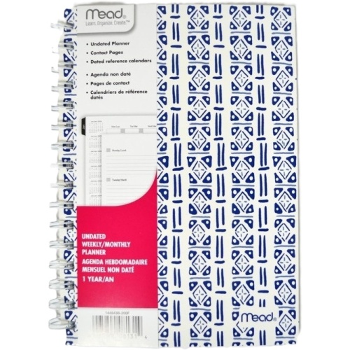 Planner Undated 6 x 8.5