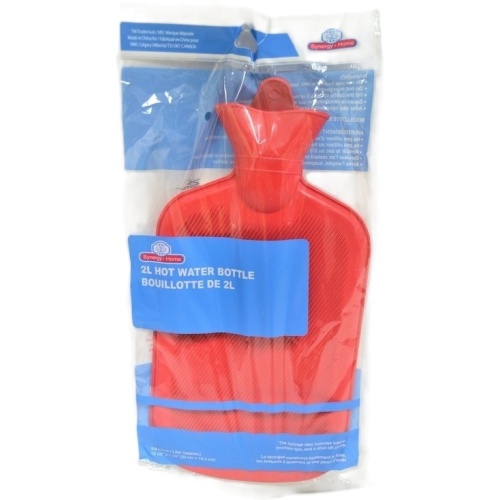 Hot Water Bottle 2L Ass't Colours Rubber