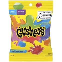 Gushers Tropical Fruit Flavored Snacks 120g.