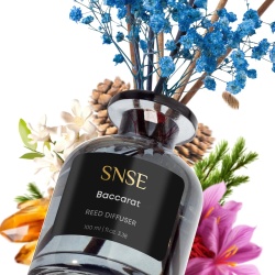 Reed Diffuser SNSE Baccarat w/Flowers 100mL Oil w/8 Reeds