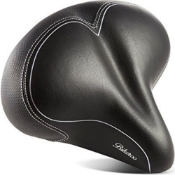 Comfortable Bike Saddle Wide Cushioned Bicycle Seat Bikeroo