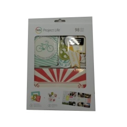 Scrapbook Value Kit Embossed Embellishments 98pcs. Project Life