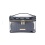 2pc. Luxe Caviar Train Case Set Clear/Blue Tartan + Twine