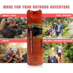 Insect Repellent Deet Free 20% Icaridin Forest Blend 142g. Aerosol Canadian Shield