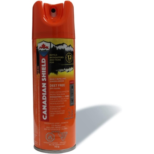 Insect Repellent Deet Free 20% Incaridin Aerosol 142g. Canadian Shield