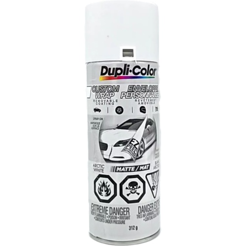 Dupli-color Custom Wrap Matte Arctic White 312g. Removable Coating