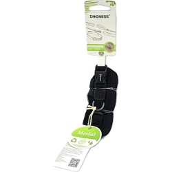 Dog Collar & Traction Black Size Small Dogness