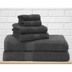 Bath Towel Charcoal 25 x 50 Allure