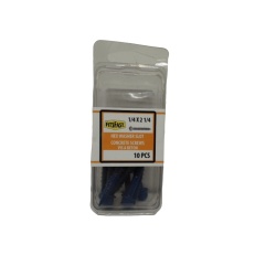 Concrete Screws Tapcon 1/4 x 2-1/4 10pk. Hex Washer Slot Fitsfast"