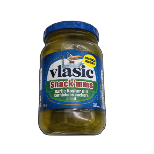 Vlasic Snack'mms Garlic Kosher Dill Pickles 500ml