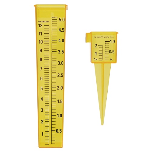 2 In 1 Water Gauge - 5 Rain Gauge & 1