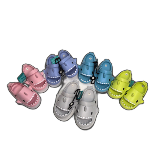 Kids Crocs Shark Design Assorted Colours