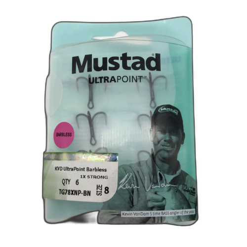 Mustad Ultrapoint Barbless Hooks Size 8 6pk.