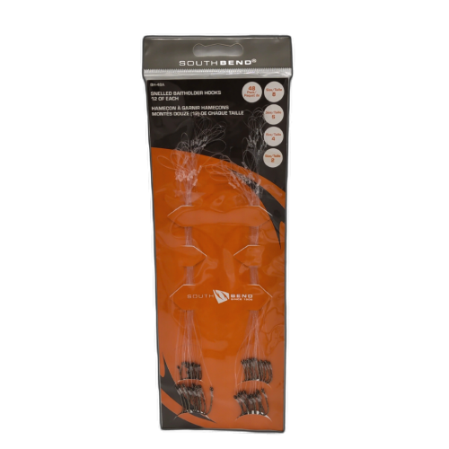 Snelled Baitholder Hooks 48pk. Assorted South Bend