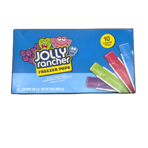 Jolly Rancher Freezer Pops 10pk. Assorted Flavours 283.5g.