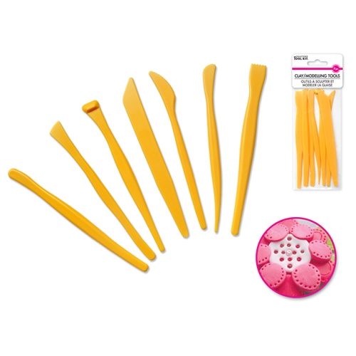 Crafter's Toolkit: Clay/Sculpting/Modelling Tools x7 Asst