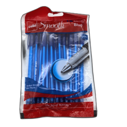 Ball Point Pens 12pk. Blue Cello Smooth