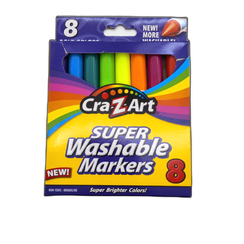 Super Washable Markers 8pk. Cra-z-art