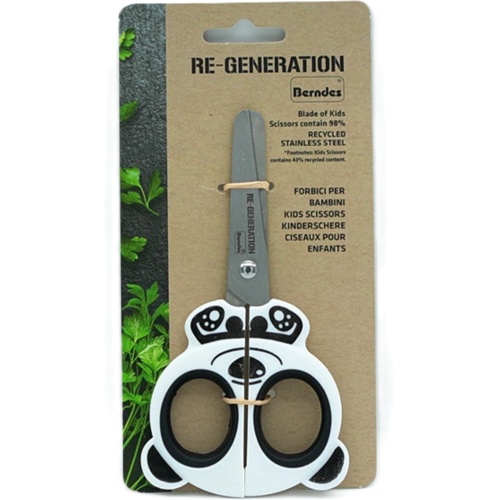 Kid's Scissors Panda Handle Stainless Steel Blades Re-generation