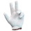 gloves knitted cotton brown doz XL