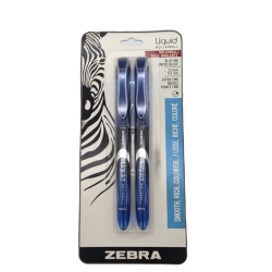 Rollerball Pen Blue 2pk. 0.5mm Zebra