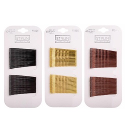 Bobby Pins Ass't Colours 40pk Stylin