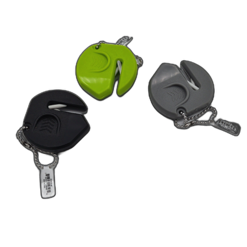 Mini Ceramic Sharpener W/keychain Assorted Colours